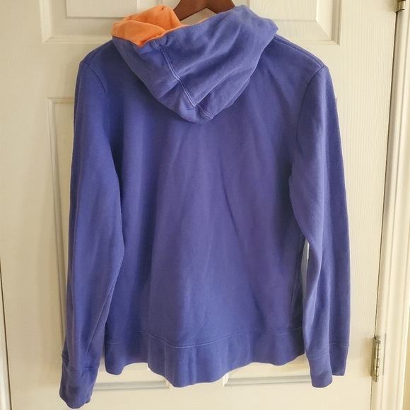 THE NORTH FACE LOGO PULLOVER HOODIE PURPLE CORAL WOMANS SZ LG - Picture 2 of 6